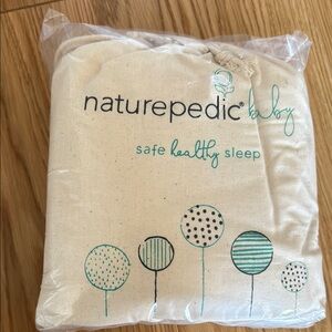 Naturepedic waterproof crib pad